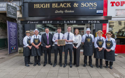 HRH The Princess Royal honours Scotch Butcher Club member during visit to esteemed butchery